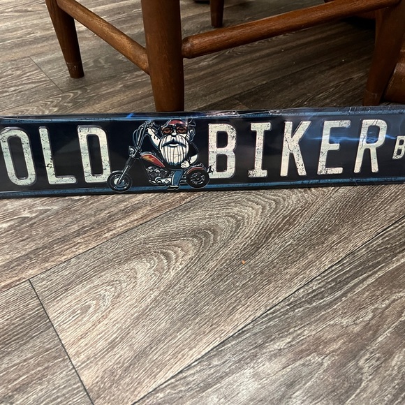 Old Biker Boulevard Metal Sign. Motorcycle, Man Cave, Sport, Garage & Fun Gift - Picture 2 of 4